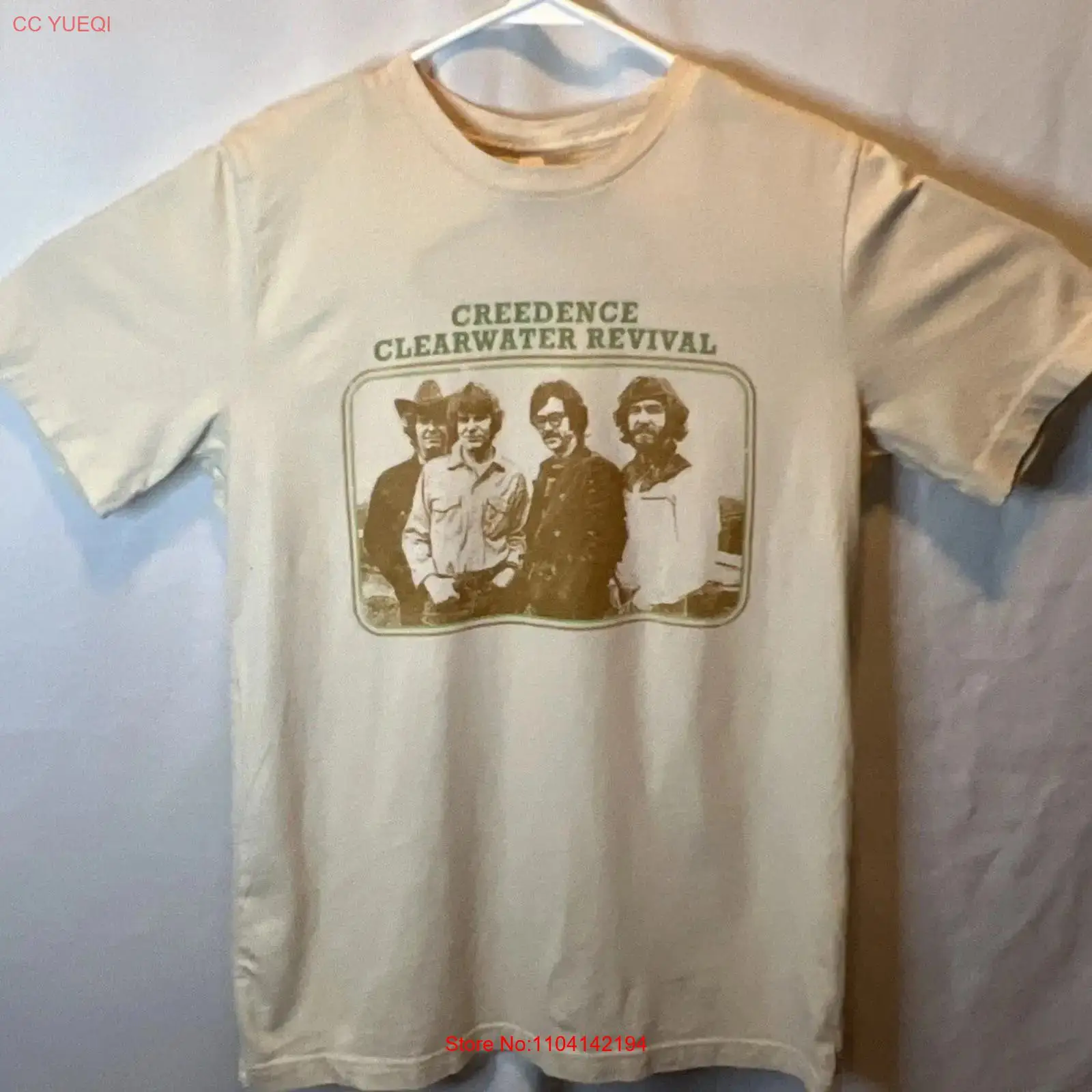 Vintage Fashion Revival - 클리어워터 크리덴스 리바이벌 리프린트 티셔츠 빈티지