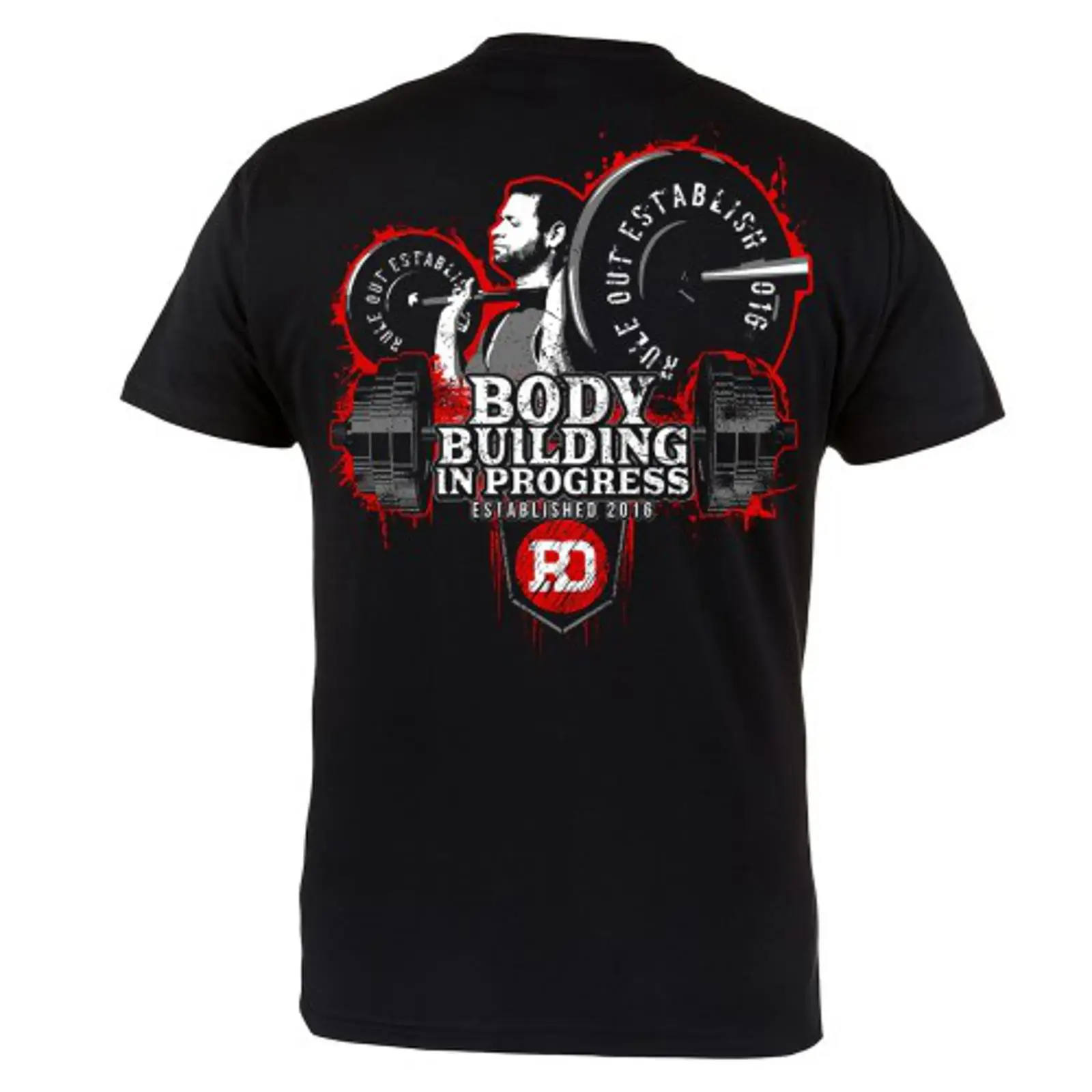 Vintage Fashion Build - BODY BUILDING T SHIRT 빈티지 워싱