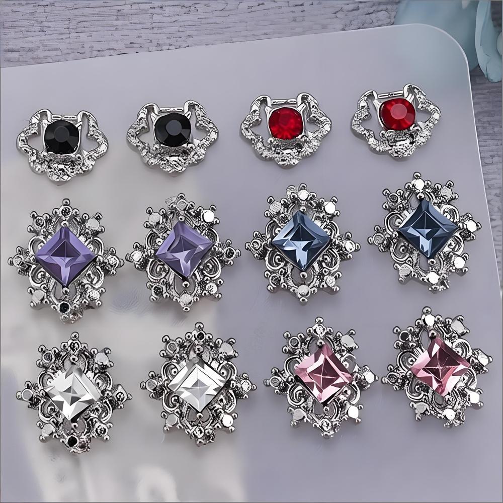 Vintage Fashion Revival - 10PC 바로크 리바이벌 패션 3D 럭셔리