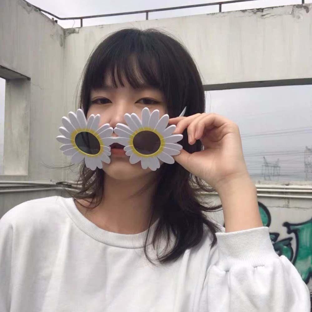 파티 용품 해바라기 모양 꽃 안경 사진 소품 안경 대형 - Vintage Fashion Photographers 리뷰 및 가격