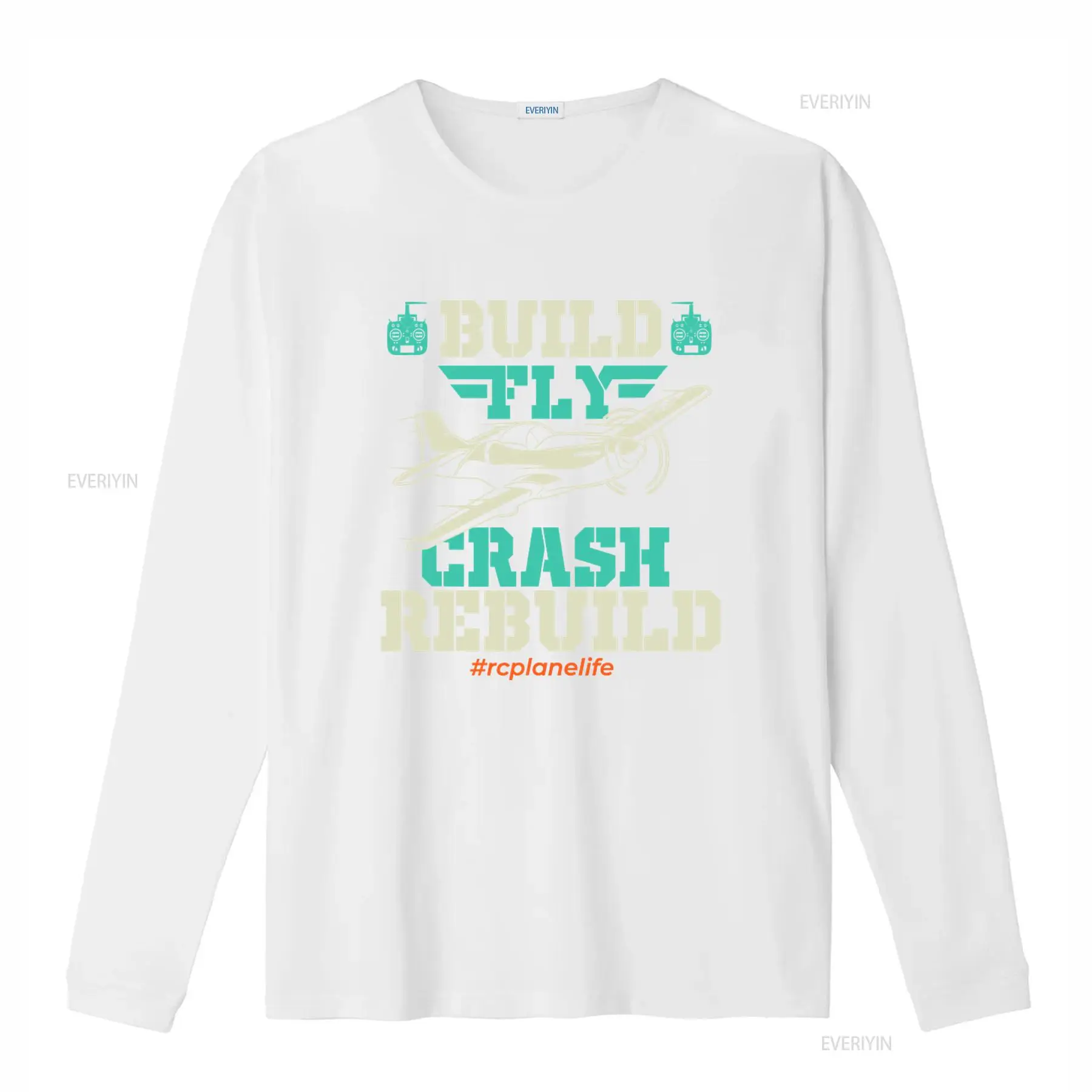 빌드 플라이 크래시 리빌드 RC 비행기 조종사 티셔츠  - Vintage Fashion Build 리뷰 및 가격