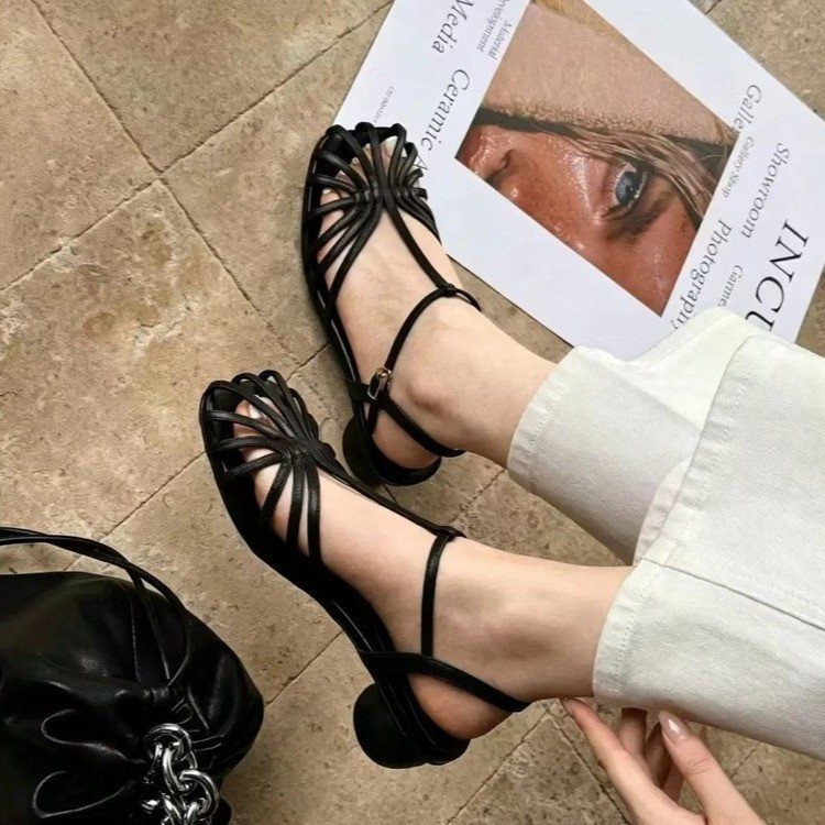 프랑스 스타일 빈티지 직조 토 샌들 2026 여름 신상 - Vintage Fashion Style 리뷰 및 가격