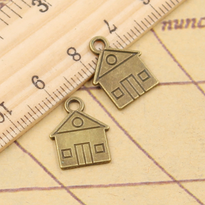 20pcs 매력 캐빈 하우스 빌딩 16x12mm 티벳  - Vintage Fashion Build 리뷰 및 가격