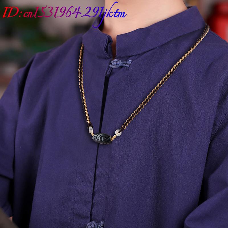 헤티안 옥 조각 비즈 펜던트 목걸이 빈티지 패션 액세서 - Vintage Fashion 리뷰 및 가격