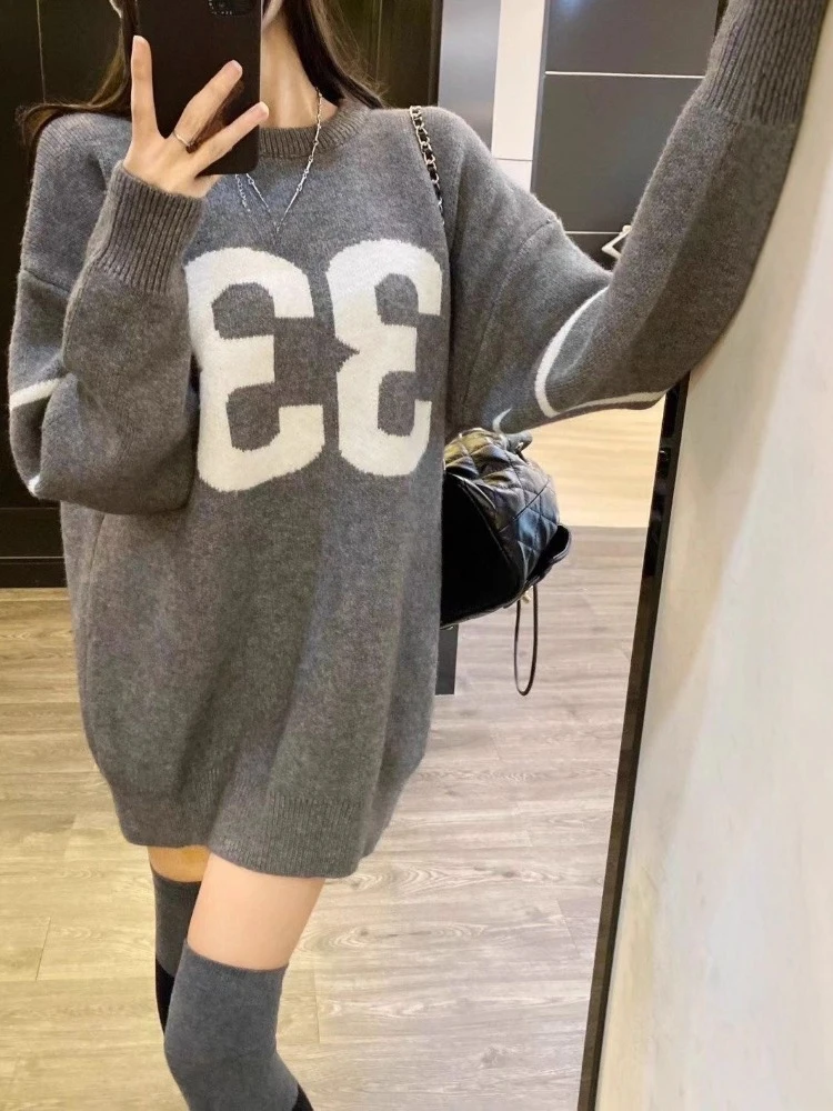 Y2K 빈티지 니트 스웨터 여성 2025, 그로즈드 하 - Vintage Fashion 리뷰 및 가격