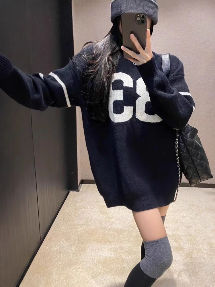 Y2K 빈티지 니트 스웨터 여성 2025, 그로즈드 하 - Vintage Fashion 리뷰 및 가격