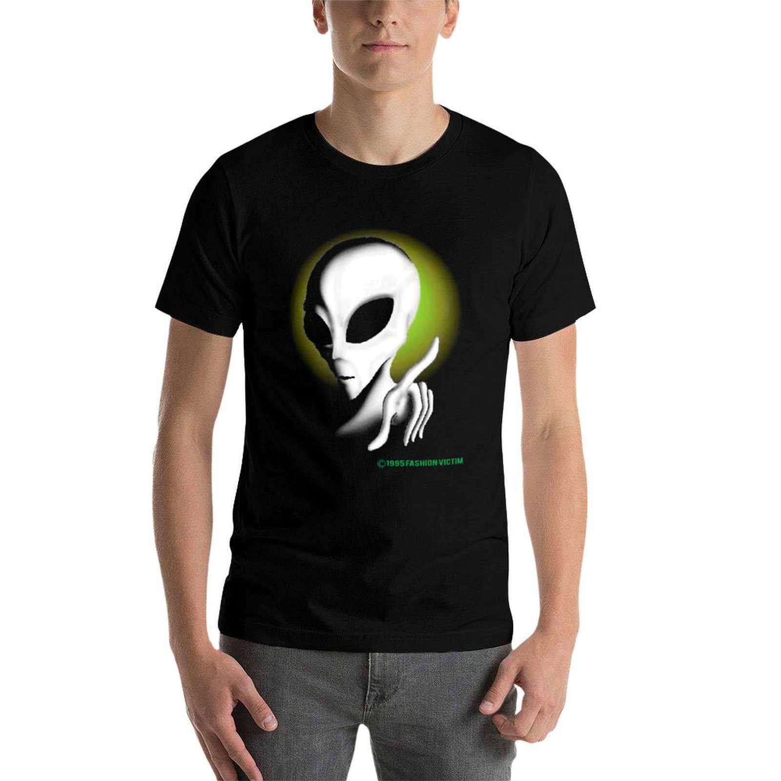 1995 ALIEN Vintage Glow In The - Vintage Fashion Victim Shirt 리뷰 및 가격
