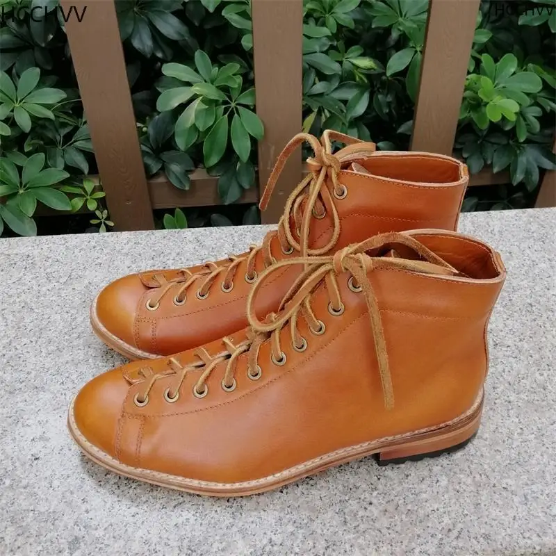 하이 툴링 부츠 남성용 Goodyear-Welted 빈 - Vintage Fashion Style 리뷰 및 가격