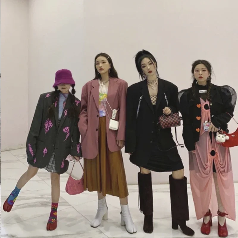 2026 빈티지 봄 패션 스플릿 토 여성 펌프스 청키  - Vintage Fashion Girl 리뷰 및 가격